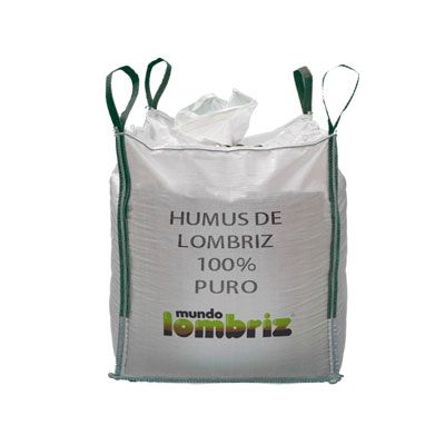 Humus de lombriz en sacas - big bag